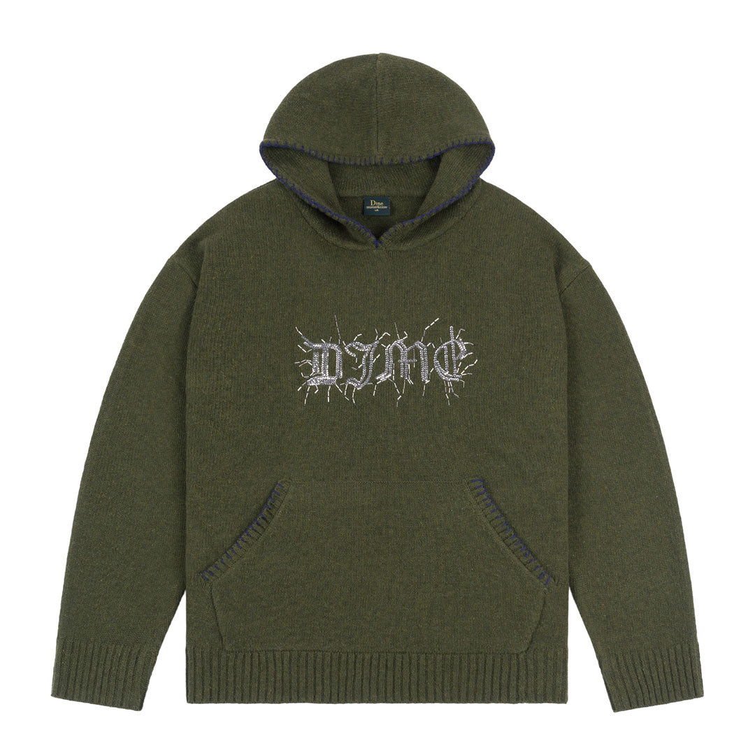 HARDCORE WOOL HOODIE / ARMY GREEN