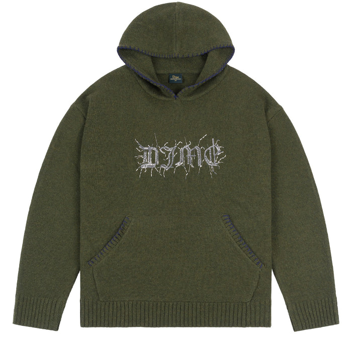 HARDCORE WOOL HOODIE / ARMY GREEN