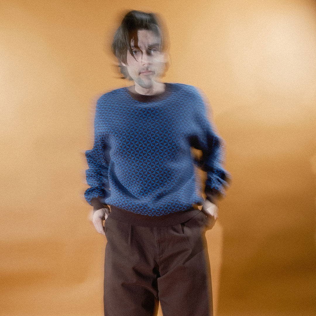 QUASI SKATEBOARDS（クアジ スケートボード）| TRIG SWEATER / BLUE | スノーボード・スケートボードのTACTICS JAPAN