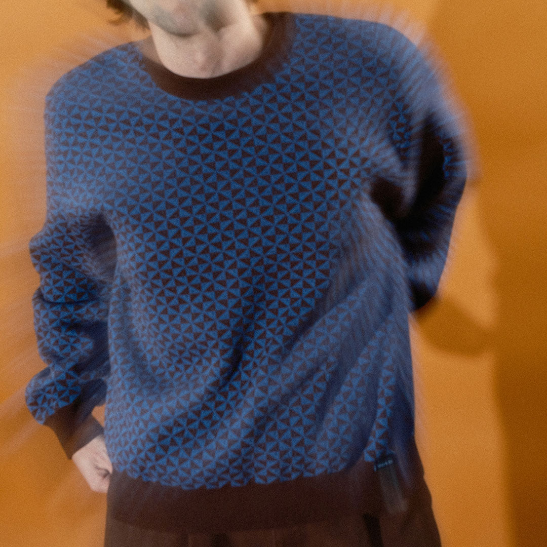 QUASI SKATEBOARDS（クアジ スケートボード）| TRIG SWEATER / BLUE | スノーボード・スケートボードのTACTICS JAPAN