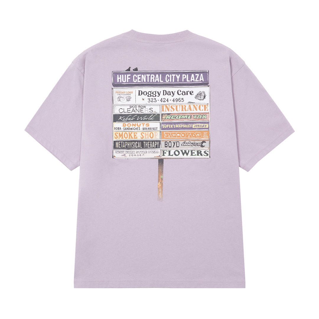PLAZA TEE / DUST PURPLE