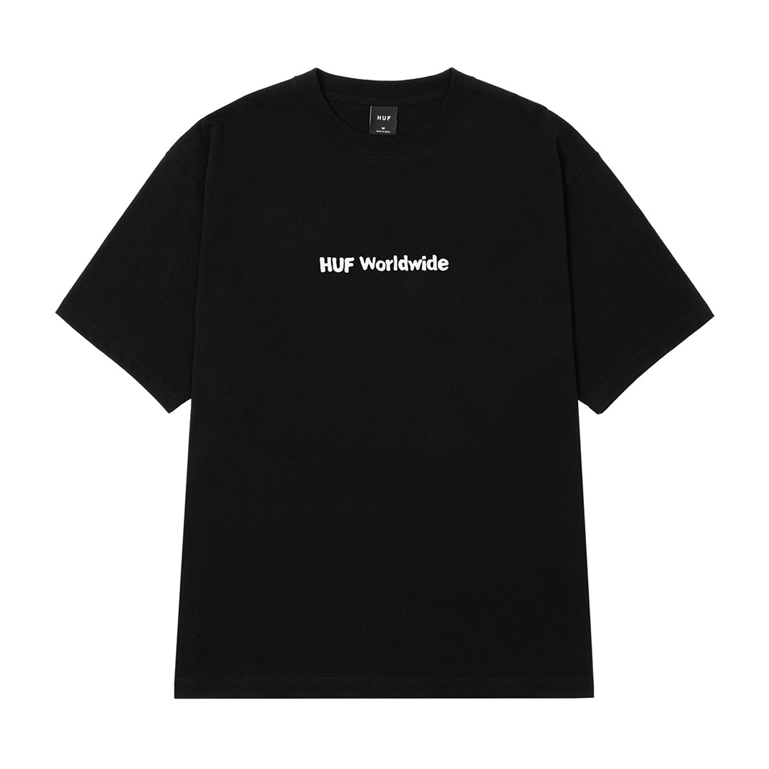 HUF（ハフ）| MERIDA TEE / BLACK | スノーボード・スケートボードのTACTICS JAPAN