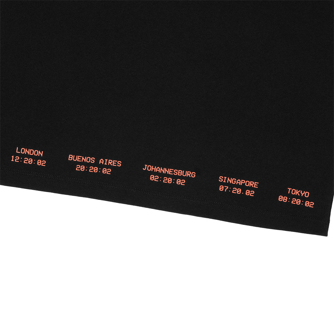 HUF WORLDWIDE（ハフ ワールドワイド）| FLIGHT PATH SS TEE / BLACK | スノーボード・スケートボードのTACTICS JAPAN