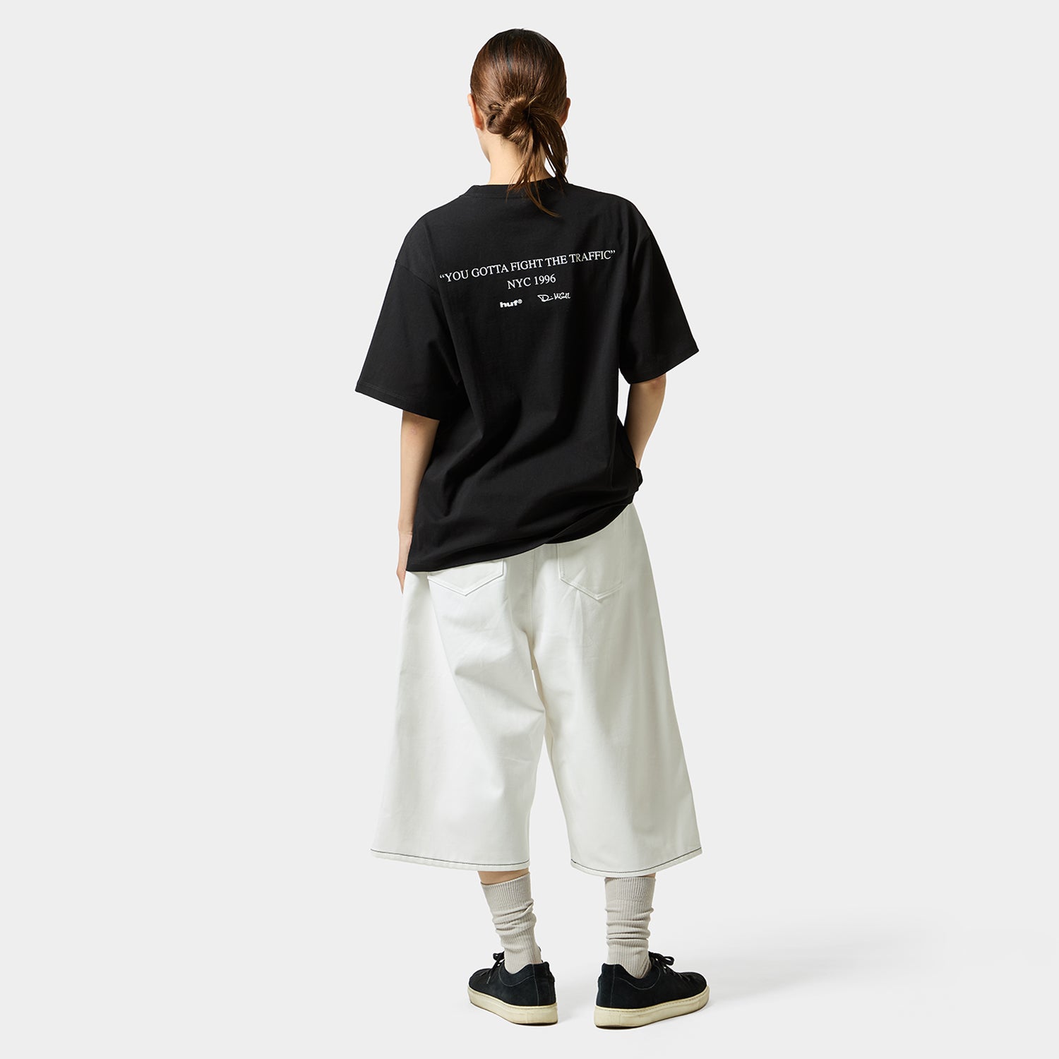 FIGHT THE TRAFFIC S/S TEE / BLACK