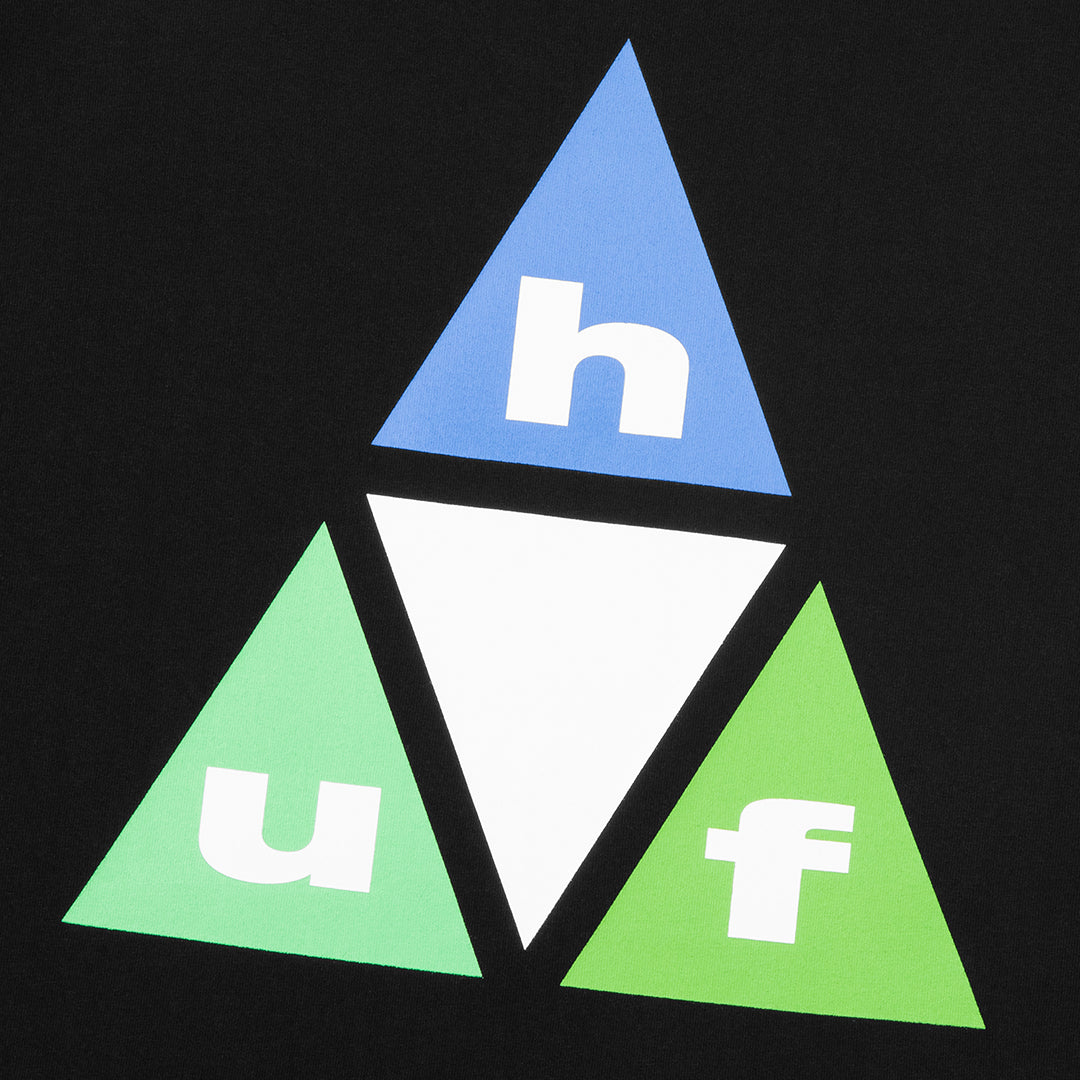 HUF WORLDWIDE（ハフ ワールドワイド）| PRISM TT SS TEE / BLACK | スノーボード・スケートボードのTACTICS JAPAN