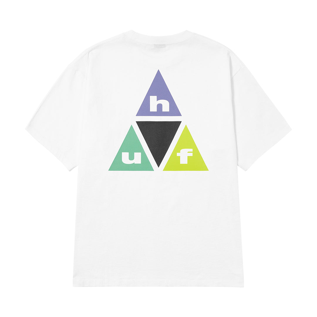 HUF WORLDWIDE（ハフ ワールドワイド）| PRISM TT SS TEE / WHITE | スノーボード・スケートボードのTACTICS JAPAN