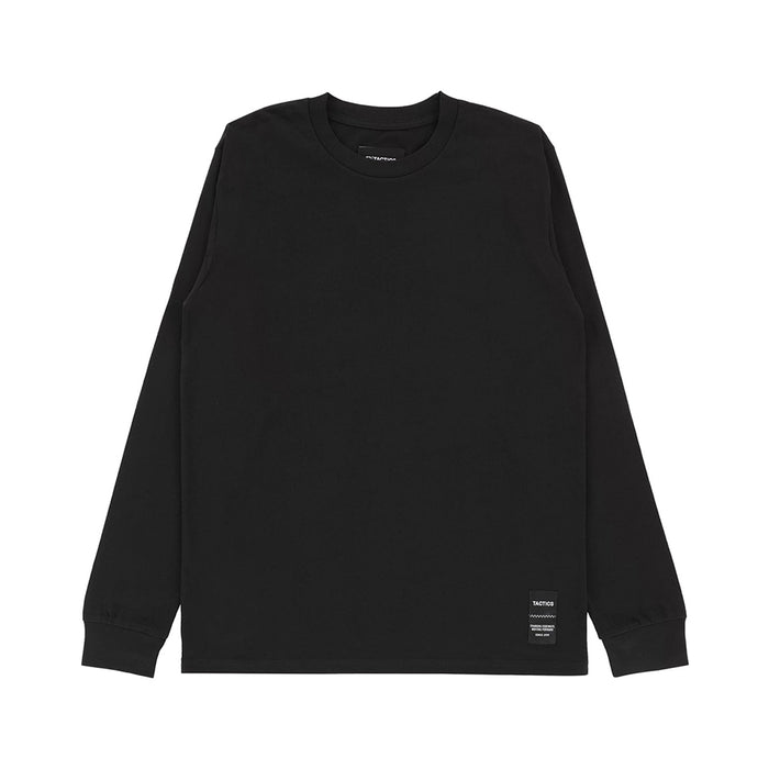 TACTICS（タクティクス）| TRADEMARK SUPPLY LS T-SHIRT / BLACK | スノーボード・スケートボードのTACTICS JAPAN