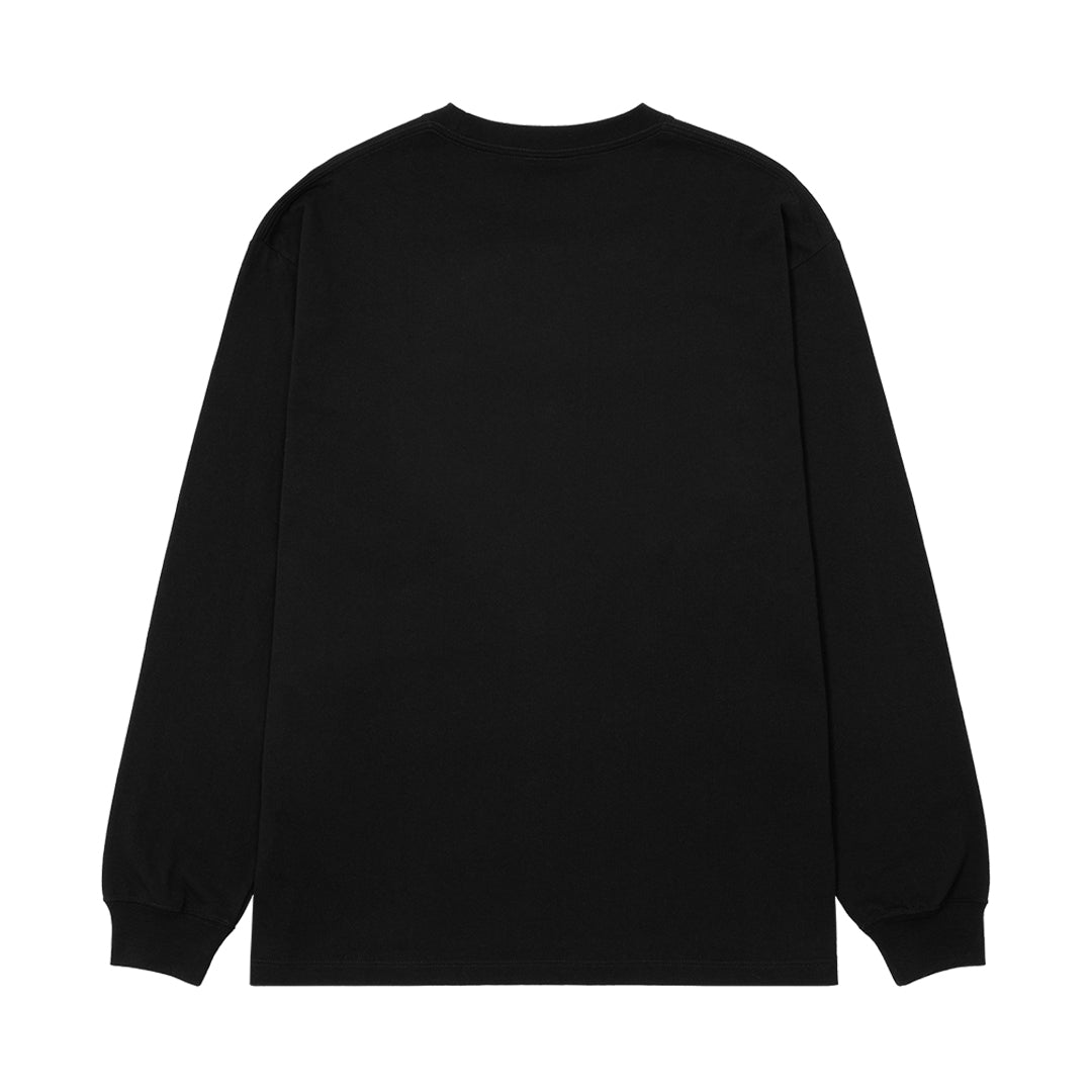 HUF eightynine L/S TEE / BLACK