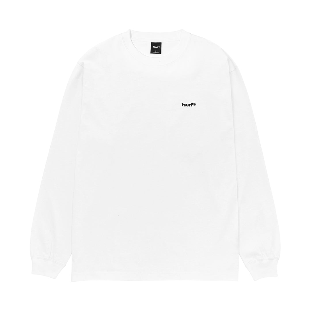 HUF eightynine L/S TEE / WHITE