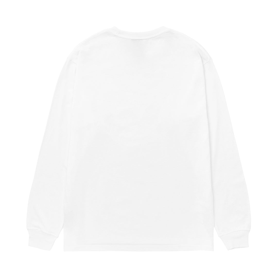 HUF eightynine L/S TEE / WHITE