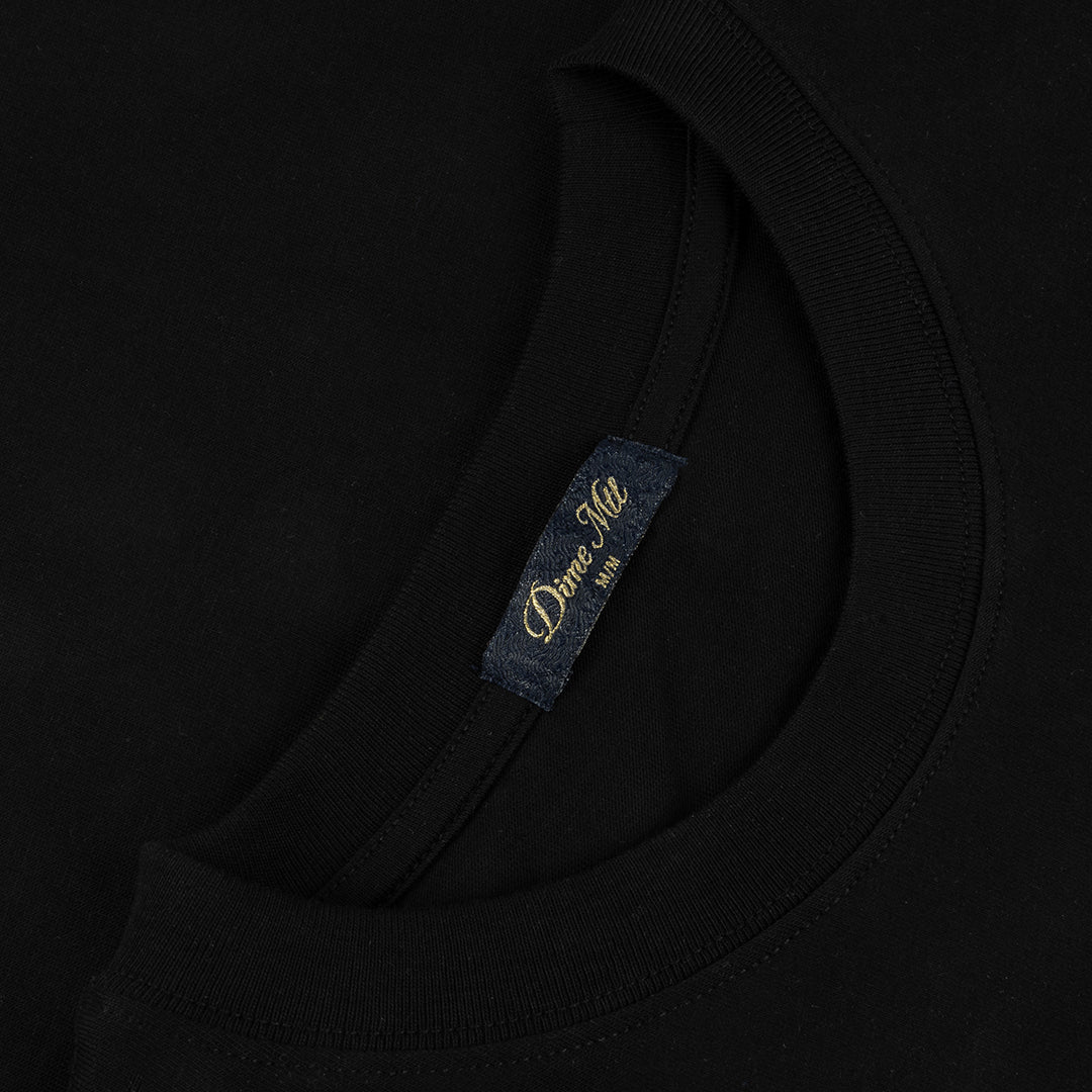 DIME MTL（ダイム モントリオール）| CLASSIC LIGHTBRIGHT T-SHIRT / BLACK | スノーボード・スケートボードのTACTICS JAPAN
