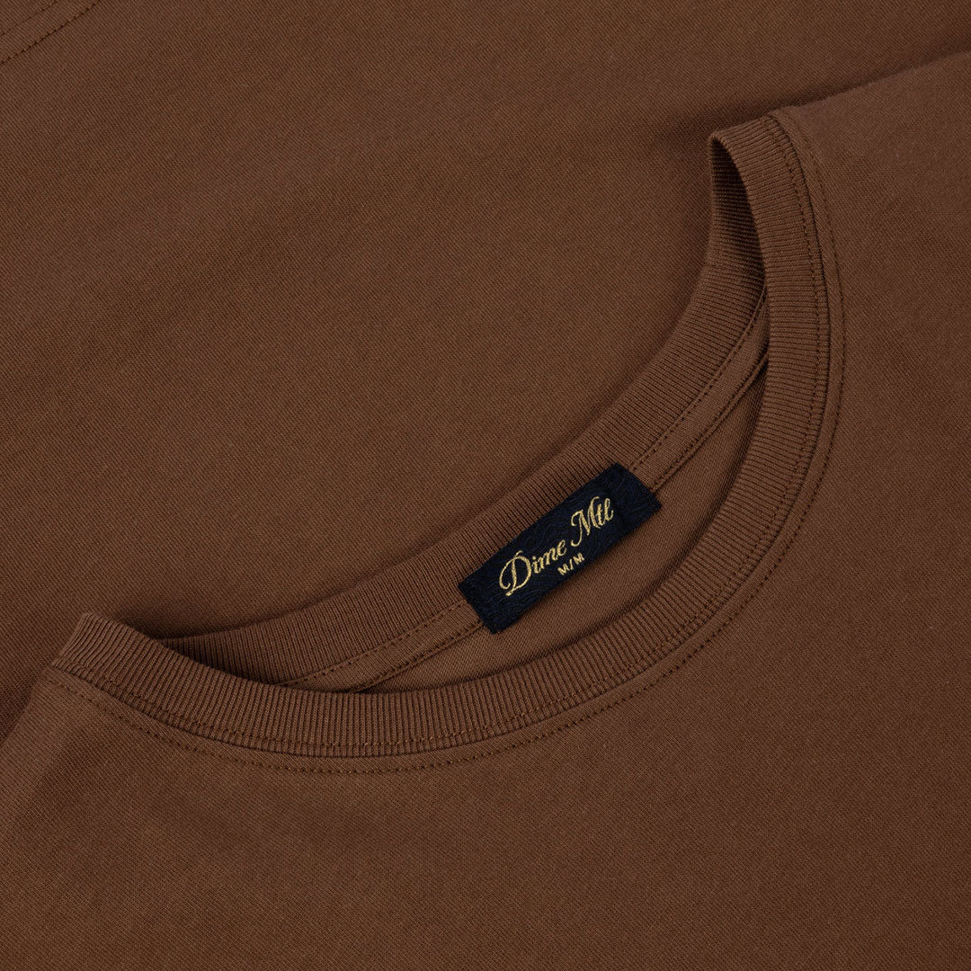 DIME（ダイム）| CLASSIC BIG LOGO LS T-SHIRT / AMERICANO | スノーボード・スケートボードのTACTICS JAPAN