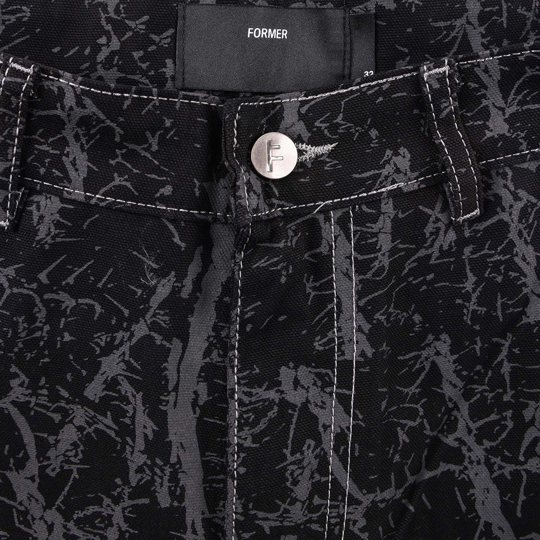 FORMER（フォーマー） | TURMOIL DISTEND PANT / BLACK | スノーボード・スケートボードのTACTICS JAPAN