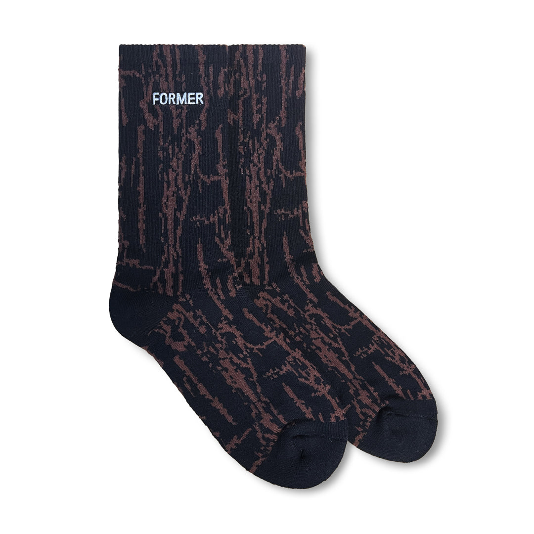 FORMER（フォーマー） | TURMOIL SOCK / BLACK | スノーボード・スケートボードのTACTICS JAPAN