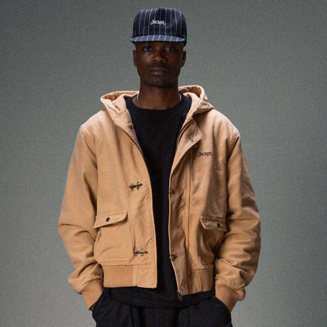 JACKER（ジャッカー）| TURNOUT HOODED JACKET / BROWN | スノーボード・スケートボードのTACTICS JAPAN