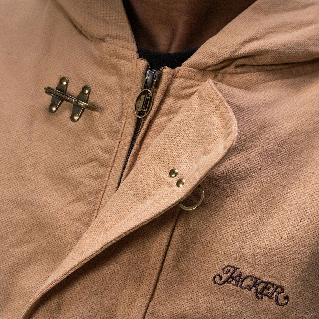 JACKER（ジャッカー）| TURNOUT HOODED JACKET / BROWN | スノーボード・スケートボードのTACTICS JAPAN