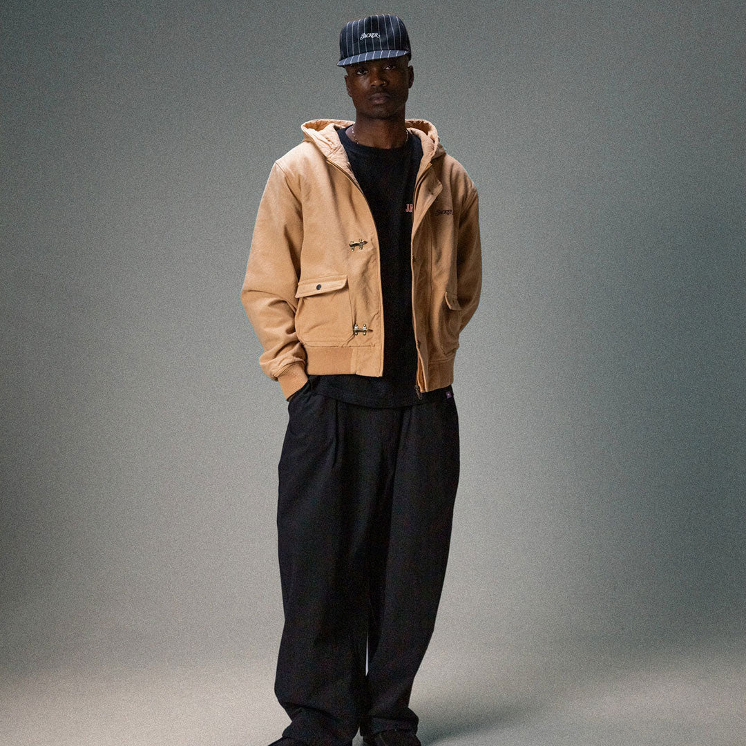 JACKER（ジャッカー）| TURNOUT HOODED JACKET / BROWN | スノーボード・スケートボードのTACTICS JAPAN