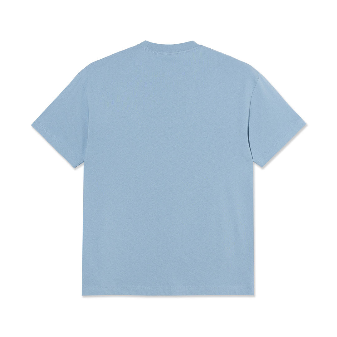 POLAR SKATE CO. （ポーラー スケート カンパニー）| PASSING RESEMBLANCE TEE / DOVE BLUE | スノーボード・スケートボードのTACTICS JAPAN