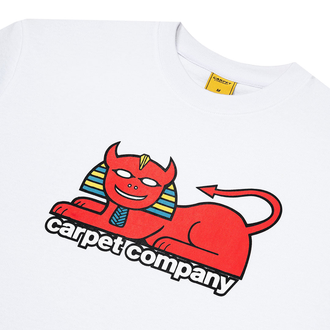 CARPET COMPANY（カーペット カンパニー）| TEMPLETON GUEST PRO TEE / WHITE | スノーボード・スケートボードのTACTICS JAPAN