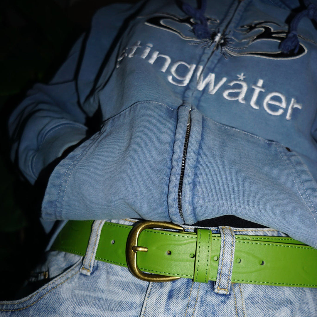 STINGWATER（スティングウォーター）| THE VEIN BELT / HULK GREEN | スノーボード・スケートボードのTACTICS JAPAN