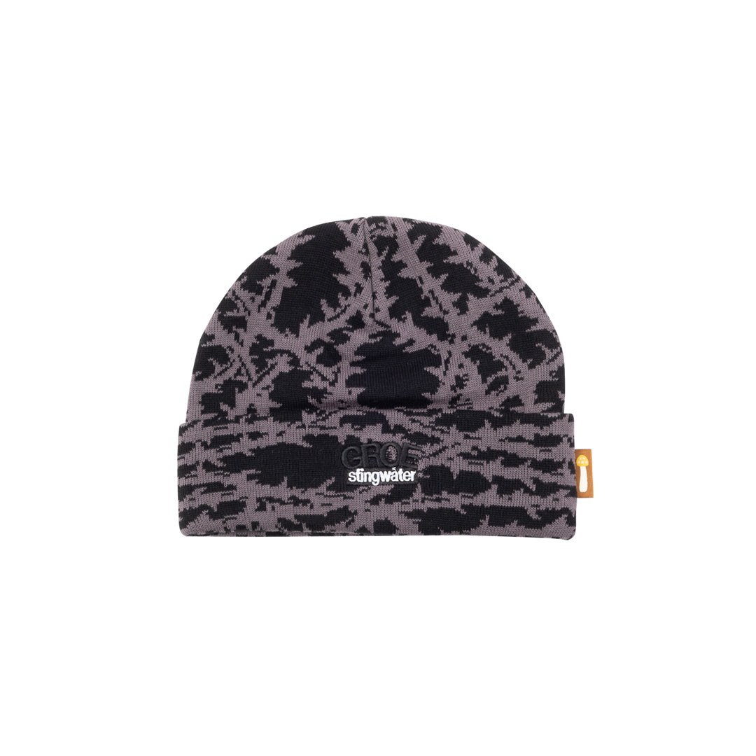 STINGWATER（スティングウォーター）| THOM BEANIE / BLACK/GRAY | スノーボード・スケートボードのTACTICS JAPAN