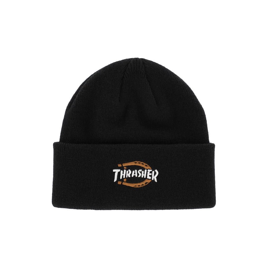 DICKIES SKATEBOARDING（ディッキーズ スケートボーディング）| DICKIES X THRASHER BEANIE / BLACK | スノーボード・スケートボードのTACTICS JAPAN