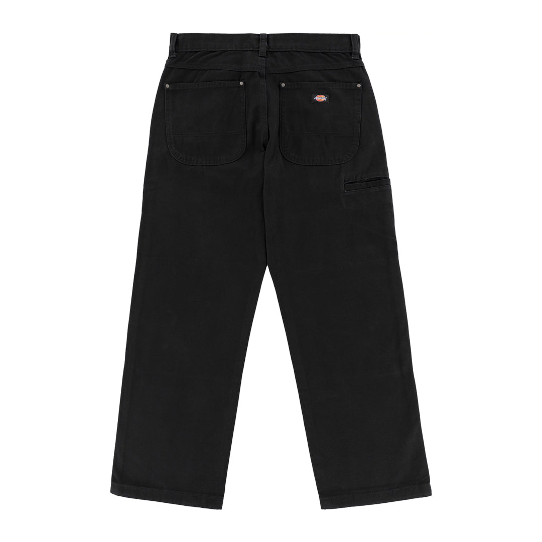DICKIES SKATEBOARDING（ディッキーズ スケートボーディング）| DICKIES X THRASHER DOUBLE KNEE PANTS / BLACK | スノーボード・スケートボードのTACTICS JAPAN