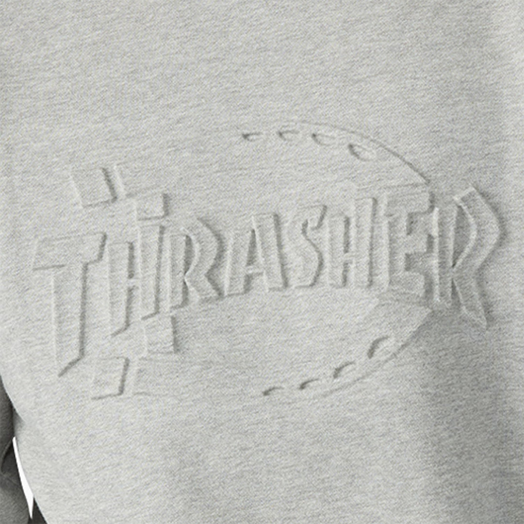DICKIES SKATEBOARDING（ディッキーズ スケートボーディング）| DICKIES X THRASHER SWEATSHIRT / GREY MELANGE | スノーボード・スケートボードのTACTICS JAPAN