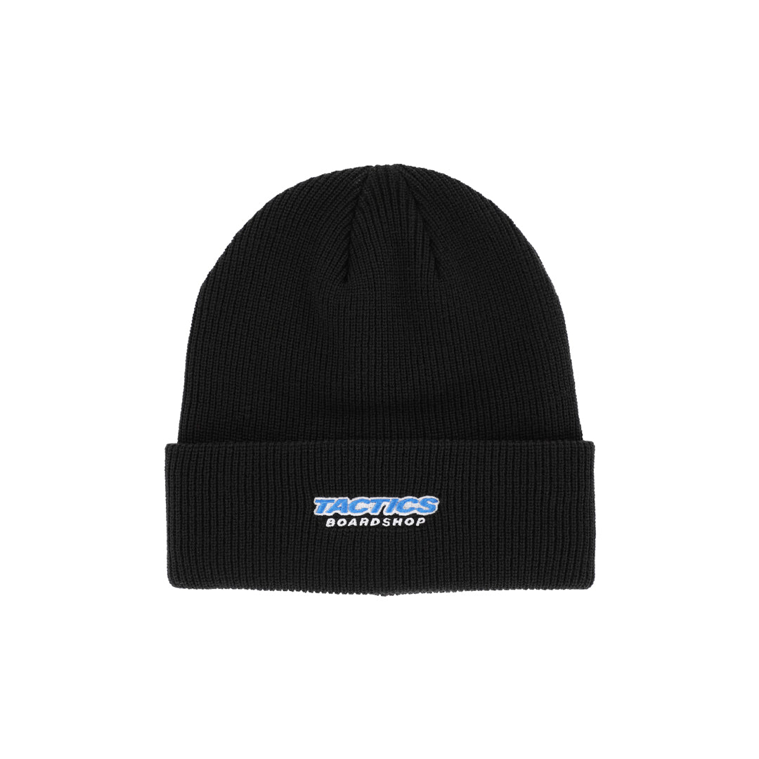TACTICS（タクティクス）| THROWBACK LOGO BEANIE / BLACK | スノーボード・スケートボードのTACTICS JAPAN