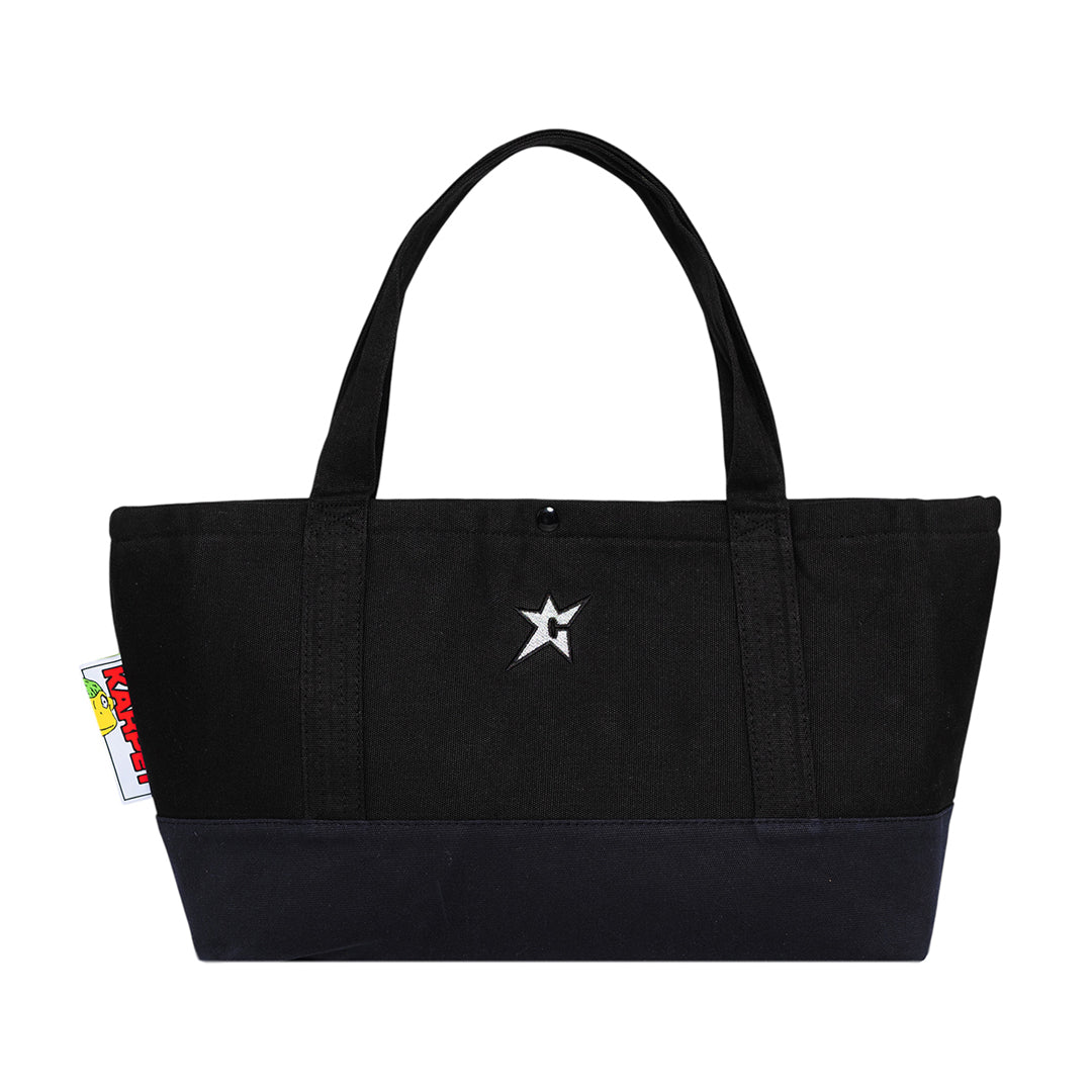 C-STAR CANVAS TOTE BAG / BLACK