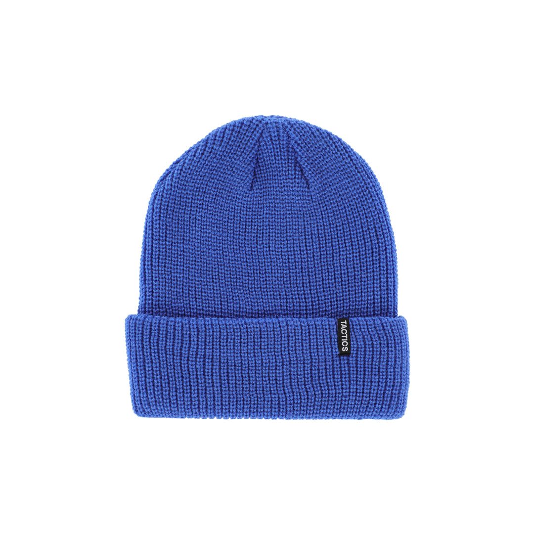 TACTICS（タクティクス）| TRADEMARK BEANIE / BLUE | スノーボード・スケートボードのTACTICS JAPAN