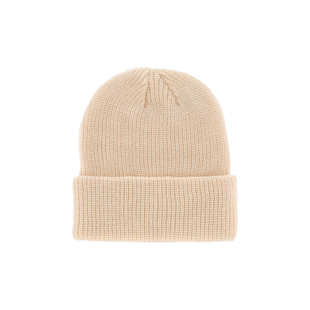 TACTICS（タクティクス）| TRADEMARK BEANIE / NATURAL | スノーボード・スケートボードのTACTICS JAPAN