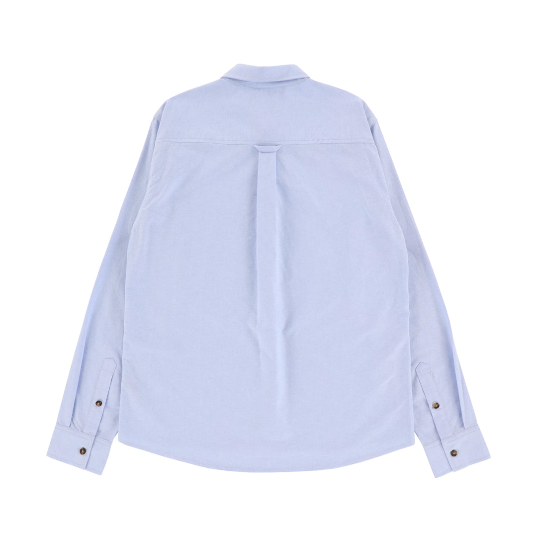 TACTICS（タクティクス）| TRADEMARK OXFORD L/S SHIRT / LIGHT BLUE | スノーボード・スケートボードのTACTICS JAPAN
