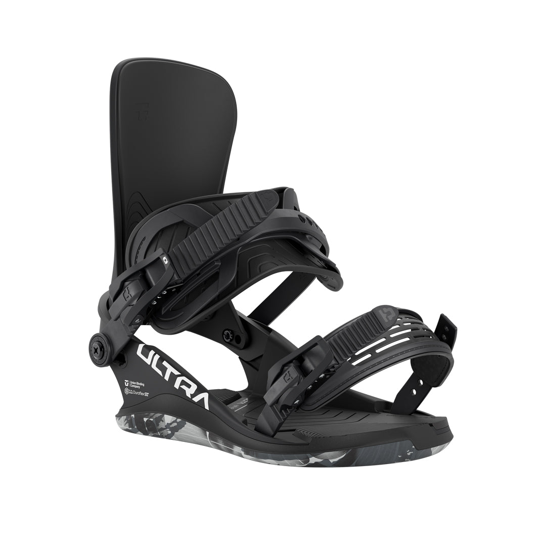 K2スノーボード ユニオンビンディング付き ブラック/グレー Cadet Pro Kids Snowboard Binding | Union Binding Company