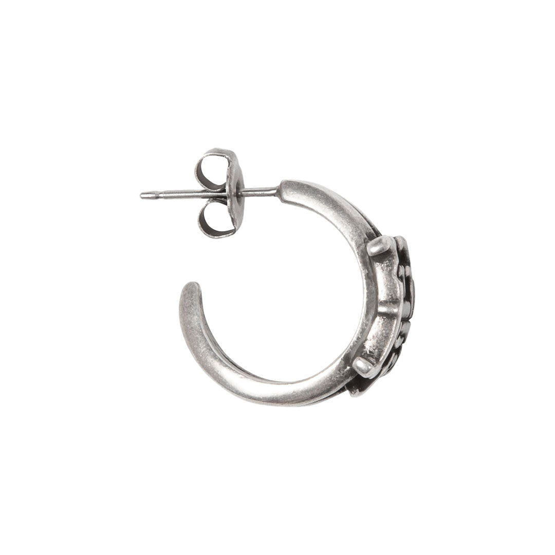 HUF（ハフ）| VARSITY DOUBLE HOOP PIERCE / SILVER | スノーボード・スケートボードのTACTICS JAPAN