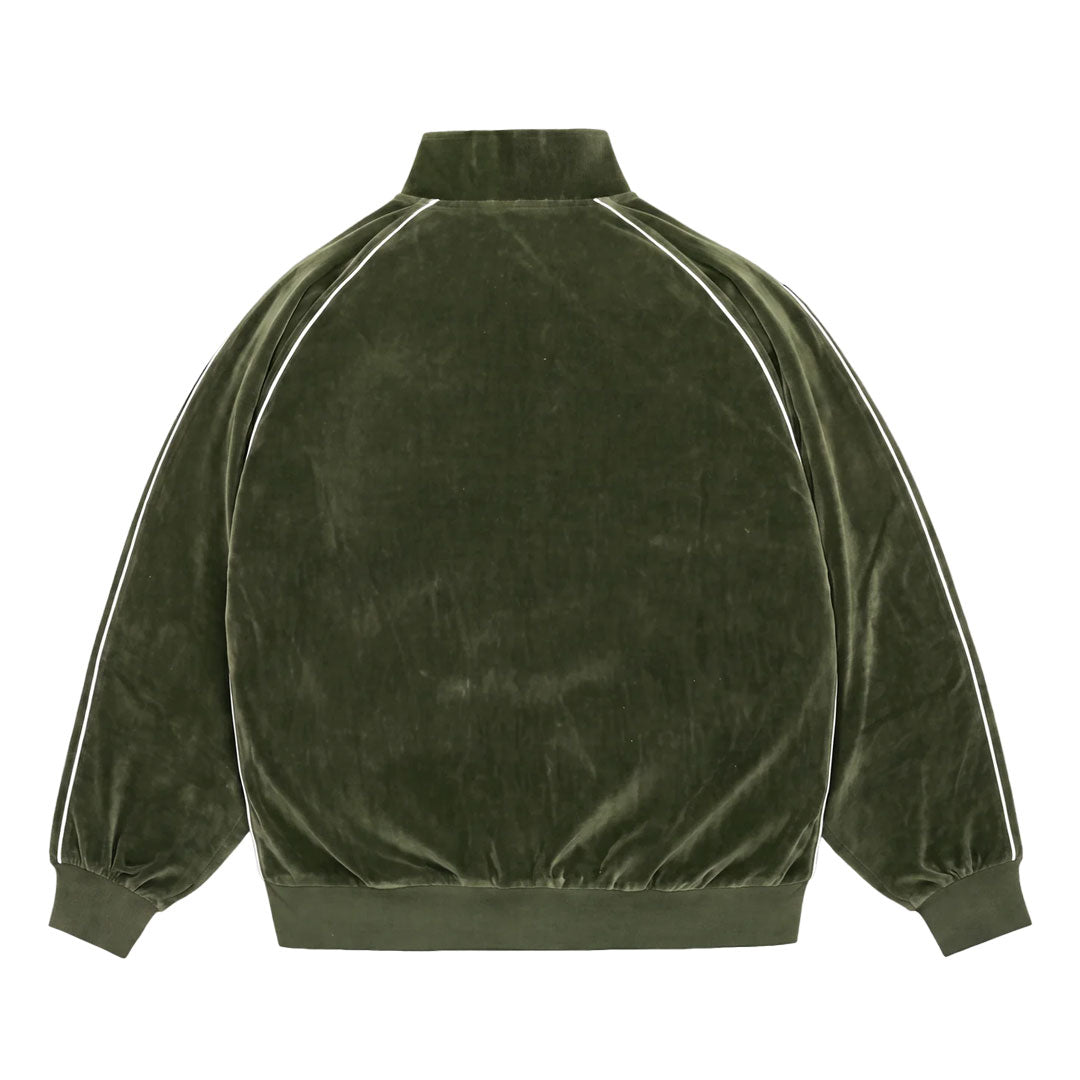 JACKER（ジャッカー）| VELVET TRACK JACKET / GREEN | スノーボード・スケートボードのTACTICS JAPAN