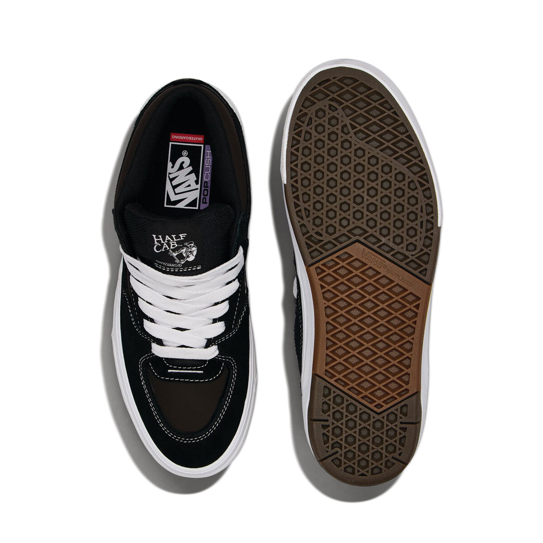 VANS（ヴァンズ）| SKATE HALF CAB WAFFLECUP / BLACK/WHITE | スノーボード・スケートボードのTACTICS JAPAN
