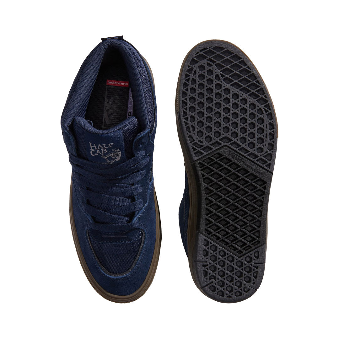 Vans Skate Half Cab US9 27㎝ ネイビー スエード箱付き Skate Half Cab Wafflecup Shoe in Gum Navy Blue | Vans