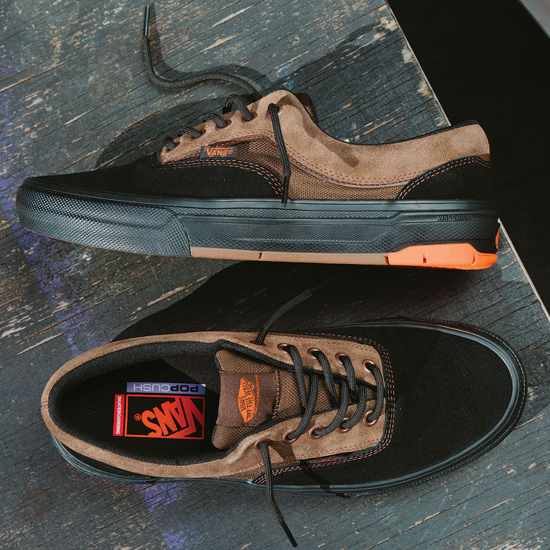 VANS（ヴァンズ）| SKATE ERA WAFFLECUP / BLACK/BROWN | スノーボード・スケートボードのTACTICS JAPAN