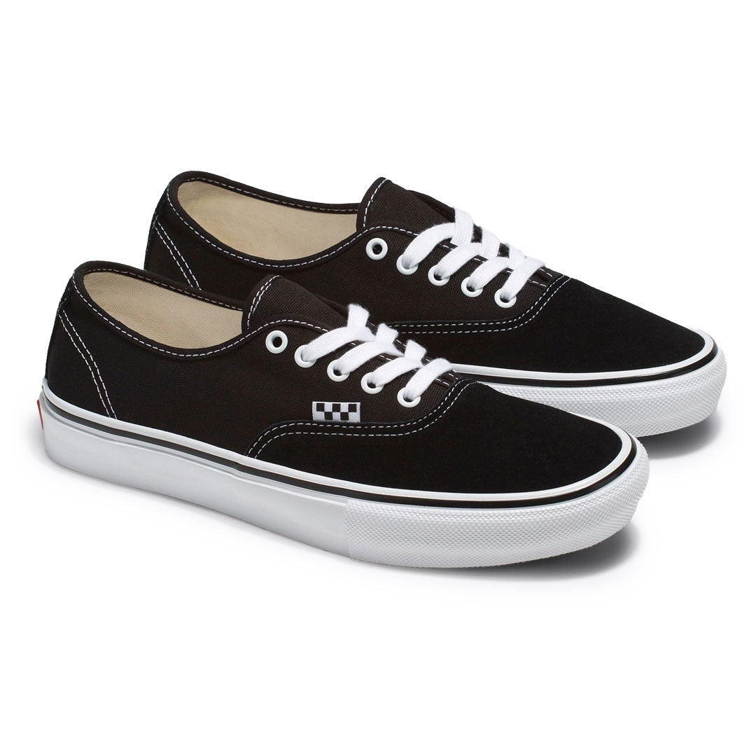 スケートボード Vans Skate Authentic Vans | Skate Authentic Black/White Skate Shoe