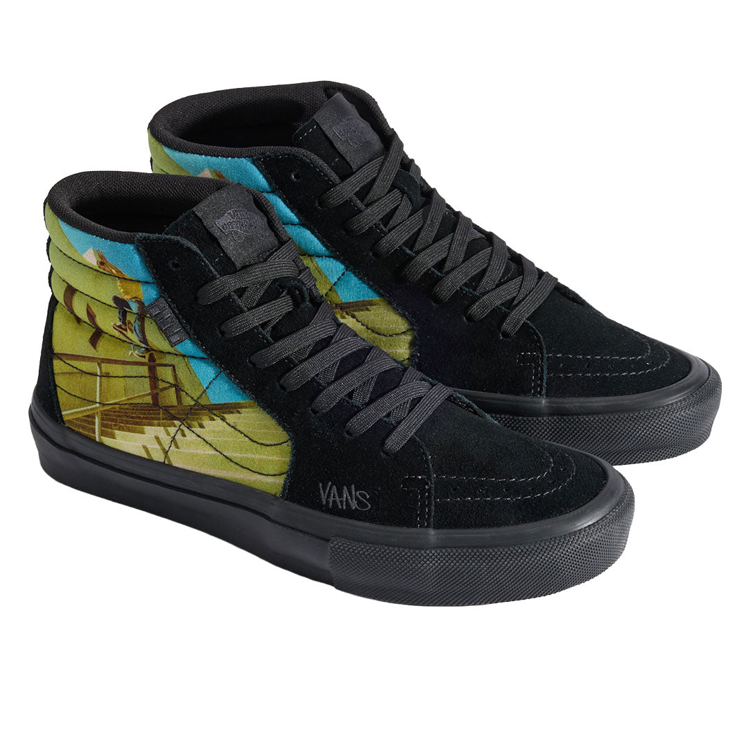 VANS（ヴァンズ）| SKATE SK8-HI  ATIBA / BLACK/NAVY | スノーボード・スケートボードのTACTICS JAPAN