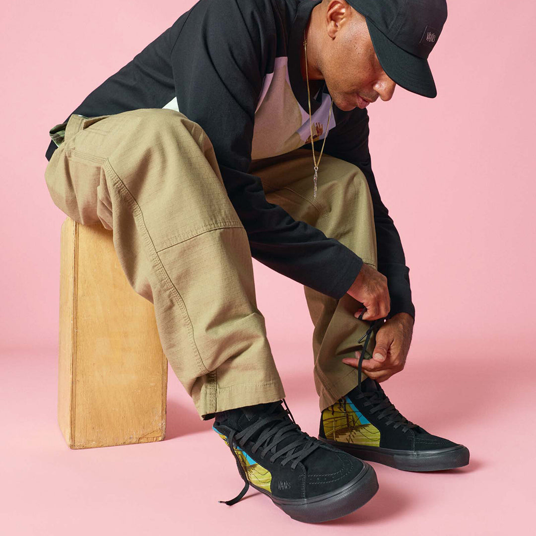 SKATE SK8-HI  ATIBA / BLACK/NAVY