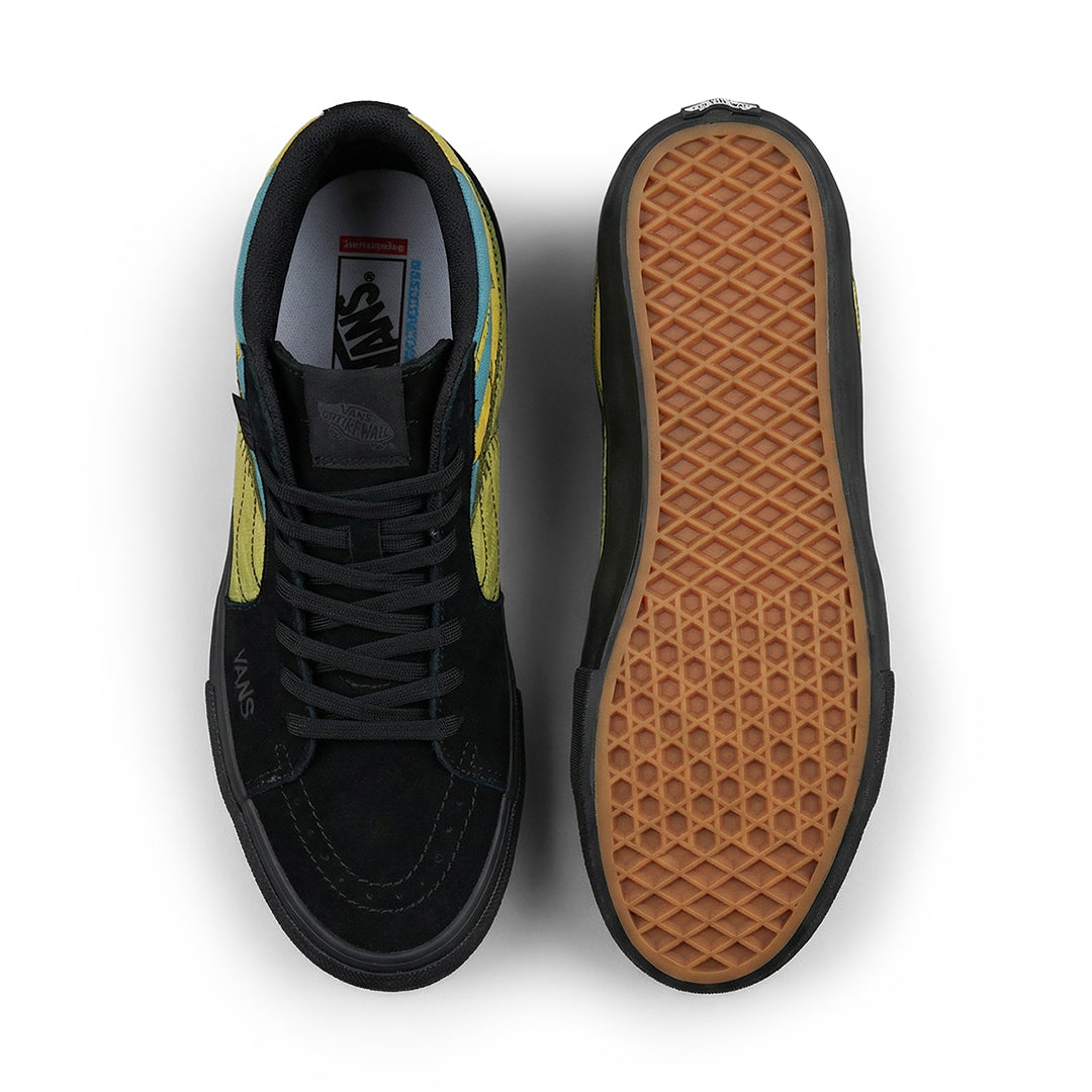 VANS（ヴァンズ）| SKATE SK8-HI  ATIBA / BLACK/NAVY | スノーボード・スケートボードのTACTICS JAPAN