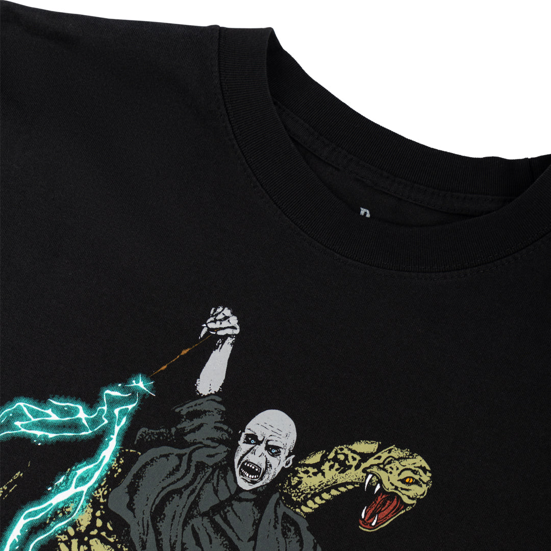 WELCOME SKATEBOARDS（ウェルカム スケートボード）| HARRY POTTER X WELCOME VOLDEMORT GARMENT-DYED S/S BOXY TEE / BLACK | スノーボード・スケートボードのTACTICS JAPAN