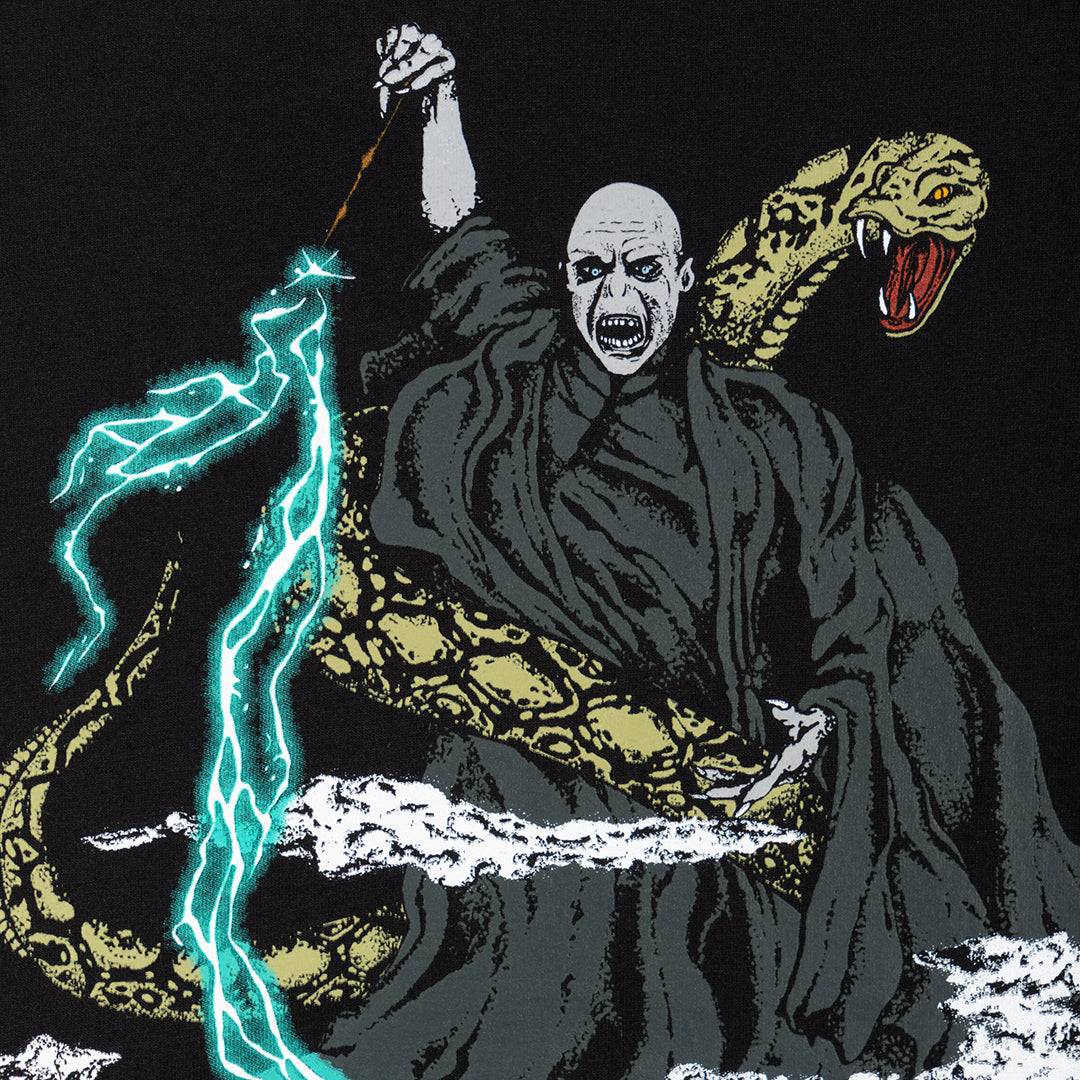 WELCOME SKATEBOARDS（ウェルカム スケートボード）| HARRY POTTER X WELCOME VOLDEMORT GARMENT-DYED S/S BOXY TEE / BLACK | スノーボード・スケートボードのTACTICS JAPAN