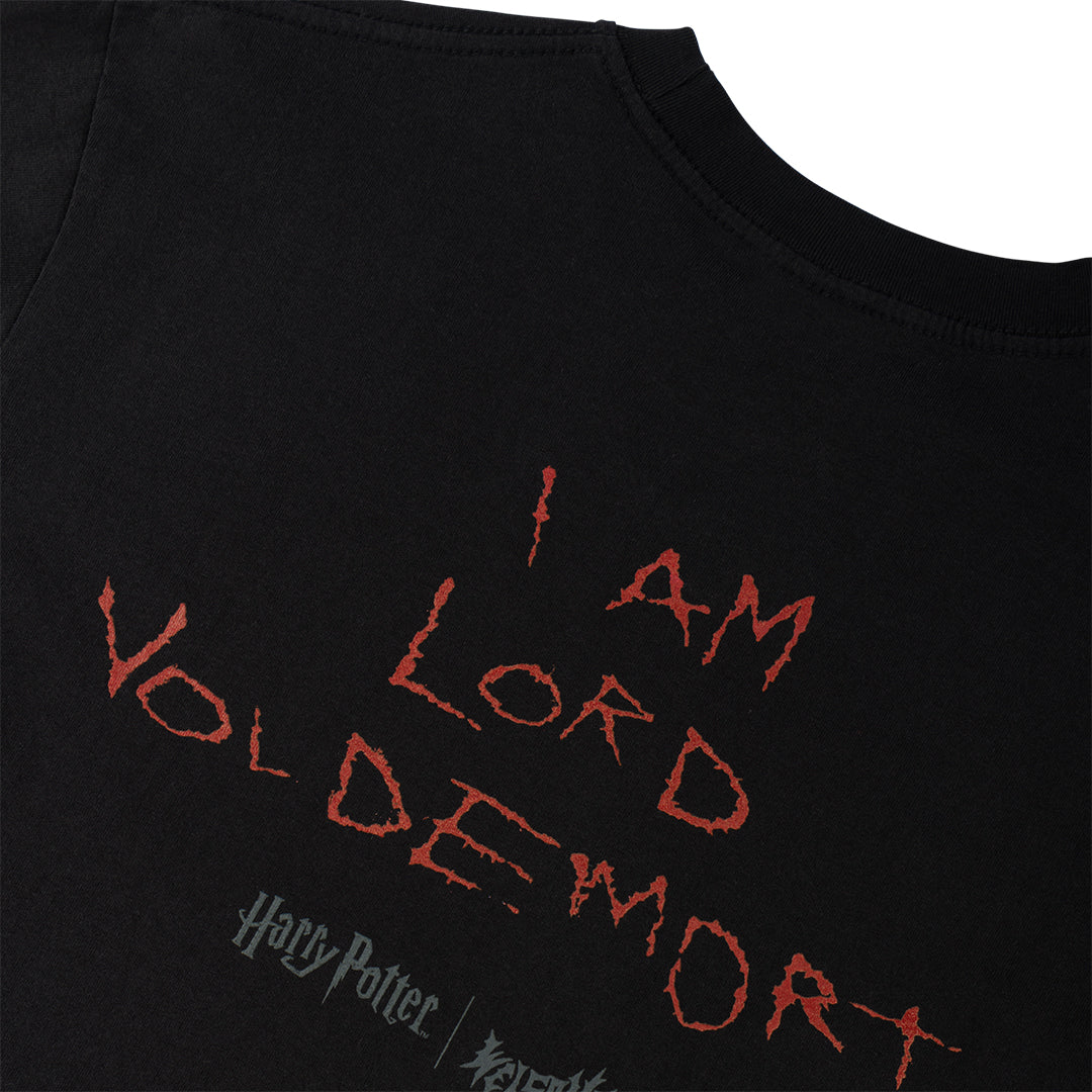 WELCOME SKATEBOARDS（ウェルカム スケートボード）| HARRY POTTER X WELCOME VOLDEMORT GARMENT-DYED S/S BOXY TEE / BLACK | スノーボード・スケートボードのTACTICS JAPAN
