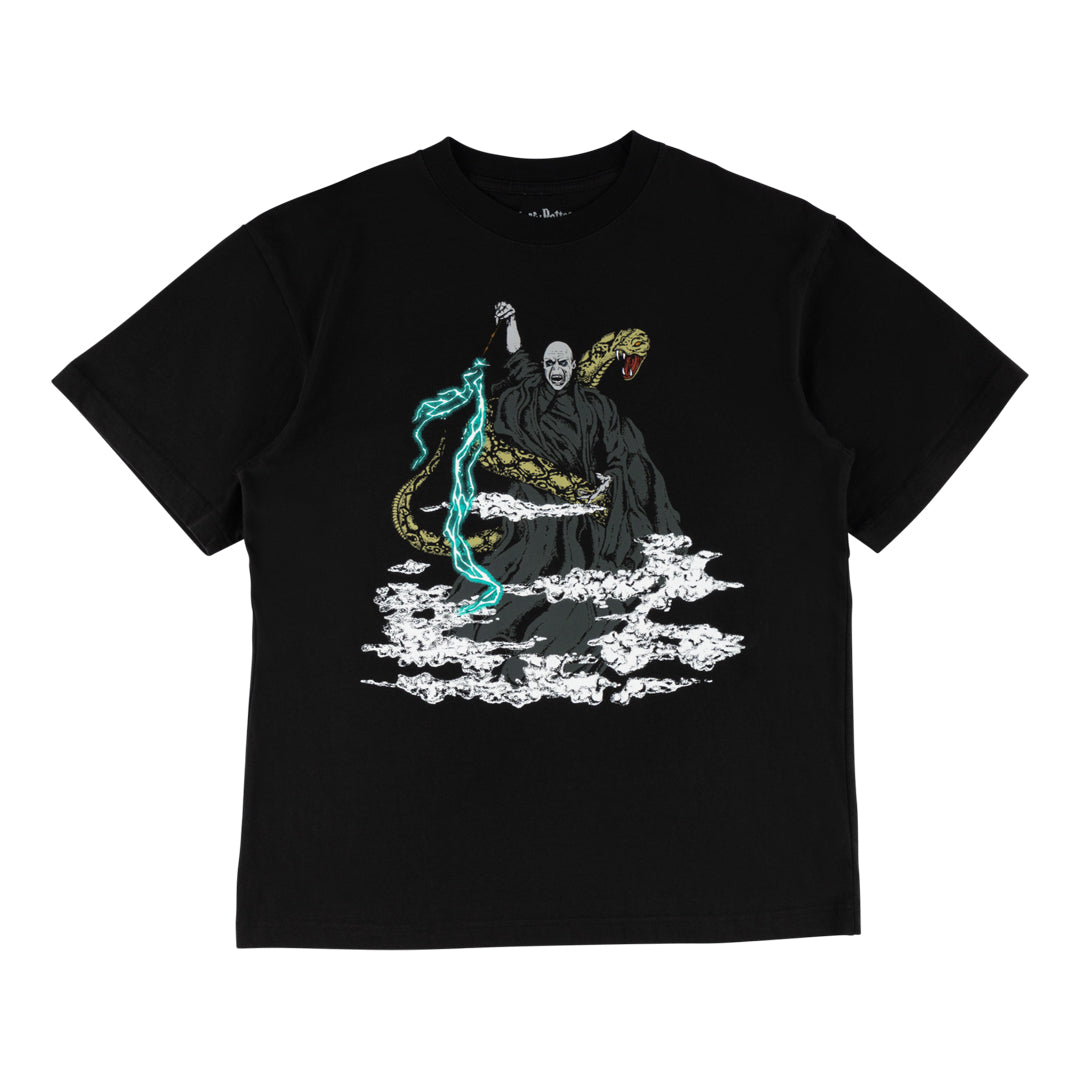 WELCOME SKATEBOARDS（ウェルカム スケートボード）| HARRY POTTER X WELCOME VOLDEMORT GARMENT-DYED S/S BOXY TEE / BLACK | スノーボード・スケートボードのTACTICS JAPAN