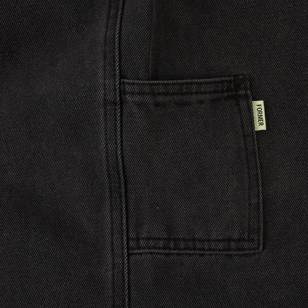 FORMER（フォーマー）| VT DISTEND DENIM CARPENTER PANT / WASHED BLACK | スノーボード・スケートボードのTACTICS JAPAN