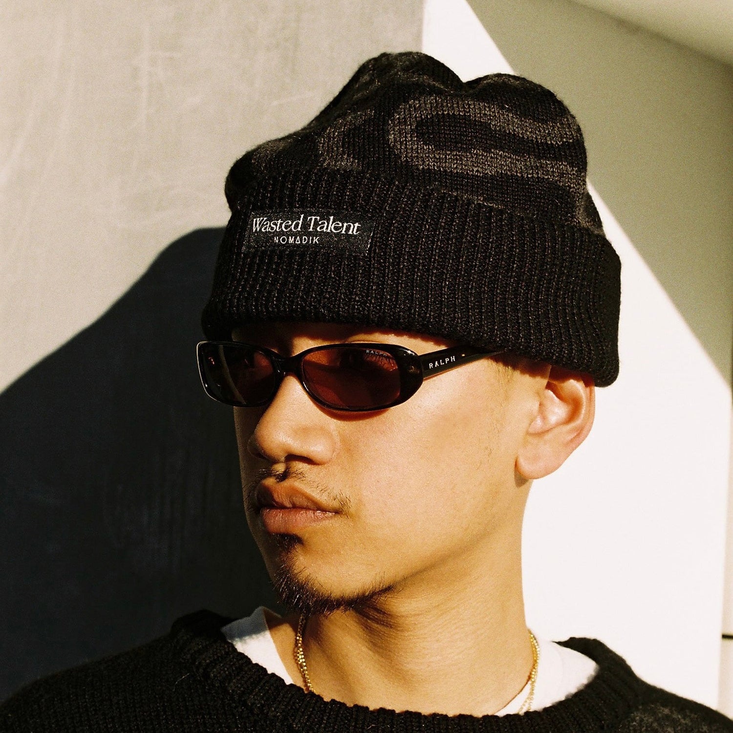 NO MASS PROD ビーニー NOMADIK（ノマディック）| WASTED TALENT X NOMADIK JACQUARD BEANIE
