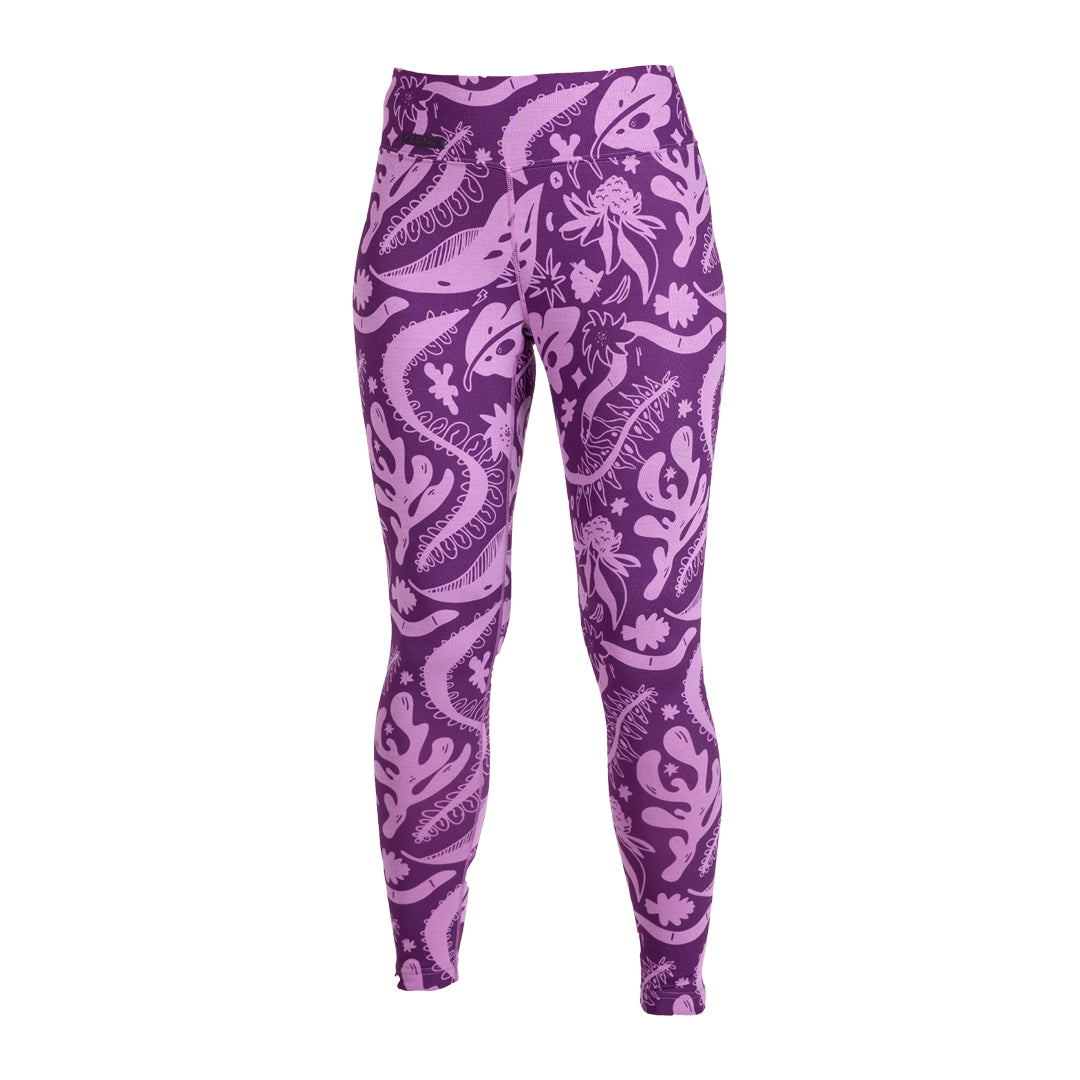 AIRBLASTER（エアブラスター）| WOMENS BASE LAYER BOTTOM 2026 / BLACKBERY EARTH LIFE | スノーボード・スケートボードのTACTICS JAPAN